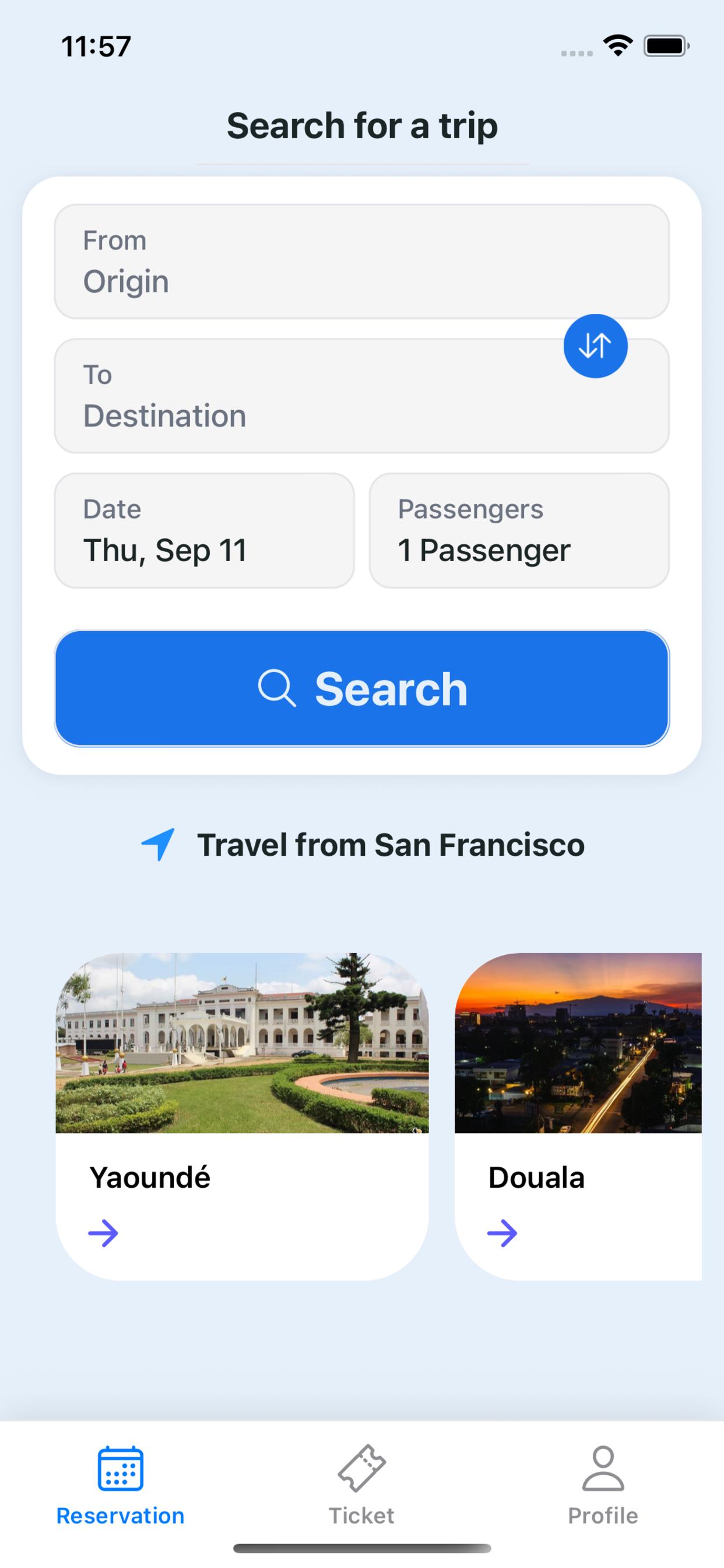 Booking confirmation